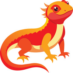 Lizard Vector Art. Lizard animal vector illustration