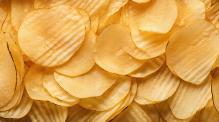 Fresh potato fried chips