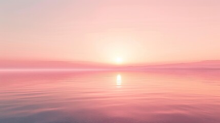 Obraz premium Beautiful sunset over the sea.