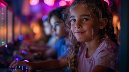 Children Learning to Code with Joy, generative ai