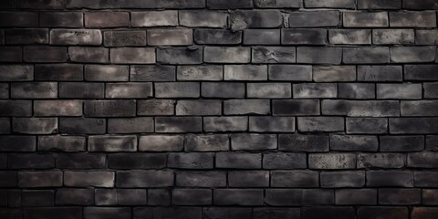 Dark Grunge Brick Wall Texture Background