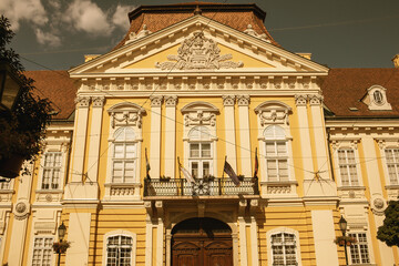 Fototapeta na wymiar Episcopal Palace in Szekesfehervar,Hungary. High quality photo