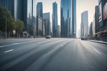 Naklejka premium traffic in the city