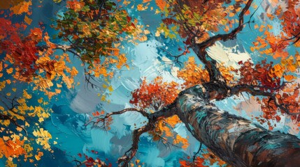 Colorful Autumn Tree