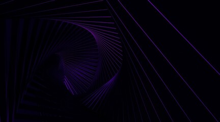 Naklejka premium Abstract architecture background geometric shapes in design interior 3d render