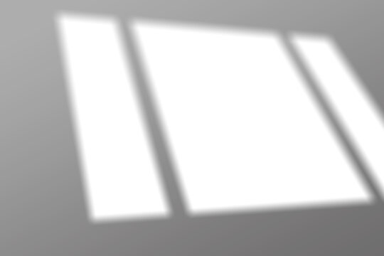 Realistic window shadow overlay effect on transparent background. Falling window shadow blur shadows on white wall. White and black to overlay on photo or layout. - Powered by Adobe