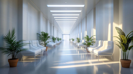 Fototapeta premium modern hospital waiting room