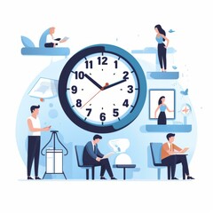 People of different ethnicity working together in an office environment