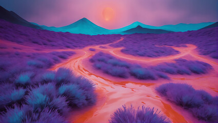 Visuals of liquid magma in ethereal hues of lavender purple, aquamarine blue, and radiant peach, pulsating and pulsing against a plain background with subtle lighting ULTRA HD 8K
