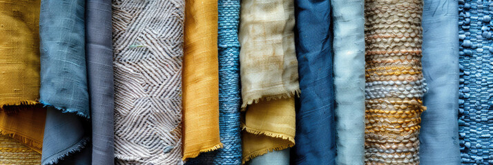 Texture compositions from fabric. Abstract background