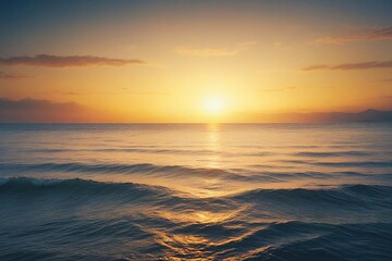 Obraz premium sunset over the sea