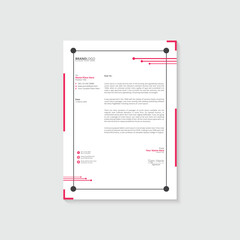 Business letterhead design template