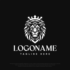 Elegant logo with lion design
