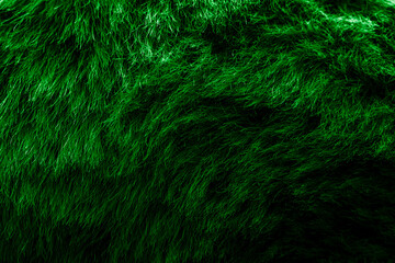 green velour plush cloth textured background