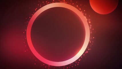 Soft Focus Bokeh Enchanting with Fiery Red Gradient