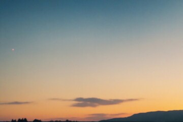 Obraz premium sunset in the mountains