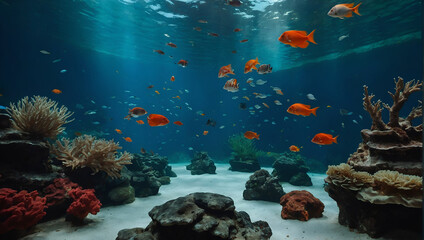 Naklejka premium This is an image of a large saltwater