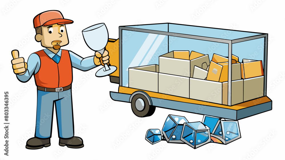 Poster a customer complains about a shipment of delicate glassware that arrived broken. the packaging was i