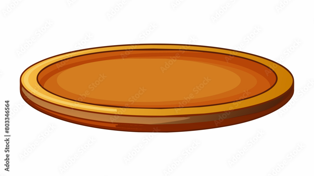 Poster A disk can also refer to a round flat piece of pottery used for eating or displaying food. It has a smooth glazed surface and can be found in. Cartoon Vector