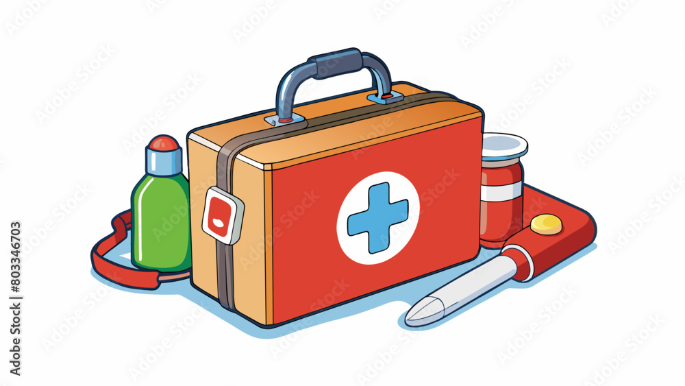 Aufkleber a first aid kit is an essential item to have on hand in case of emergencies. it contains basic medic