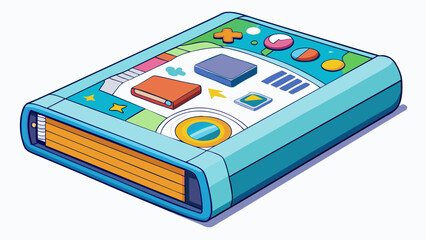 A large flat object with a glossy cover filled with colorful graphics engaging stories and indepth analyses purchased at newsstands or found in public. Cartoon Vector