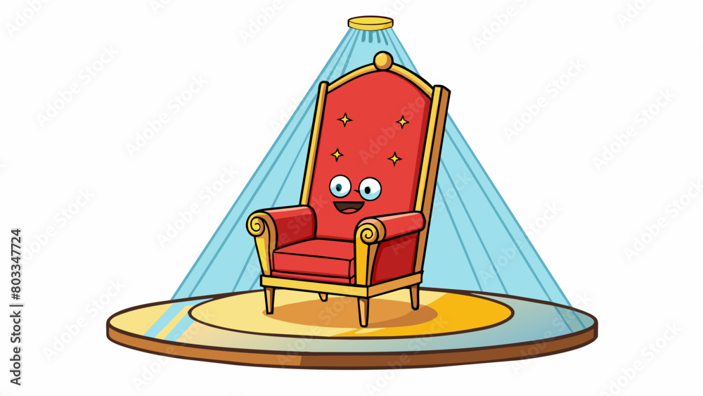 Poster a lone spotlight shines on a solitary chair the only object on an otherwise stage. the creaking soun