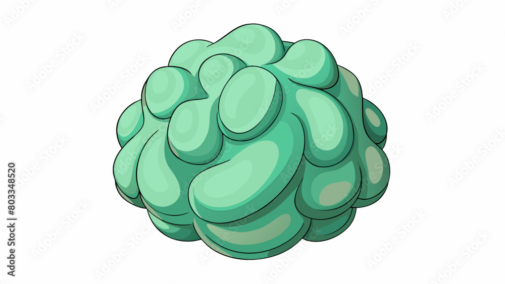 Poster An organic form with curved irregular shapes and no distinct edges or corners. It has a soft malleable appearance and looks as if it was formed by. Cartoon Vector
