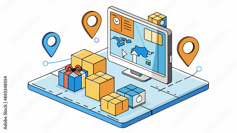 Poster an online tracking system allows customers to monitor their packages journey from start to finish. t