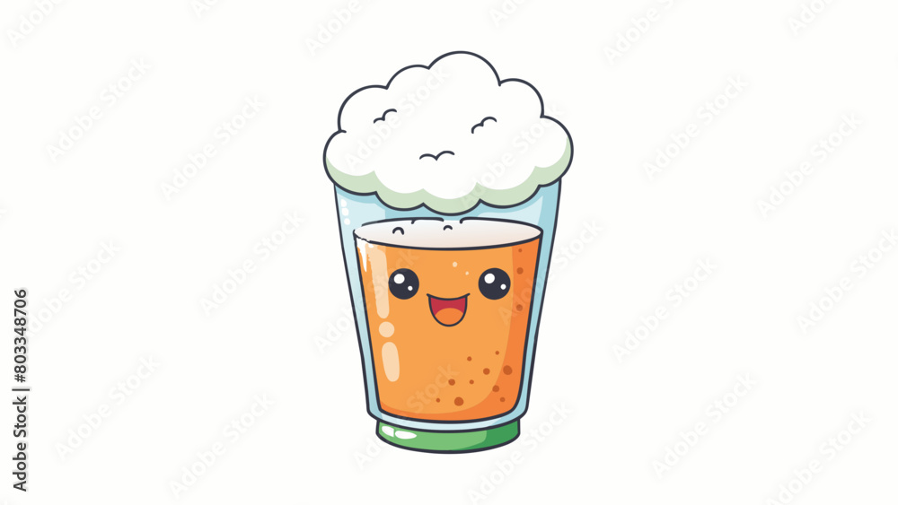 Poster a pale hazy liquid in a widemouthed glass with a fluffy white head that lingers on the edges. you ca