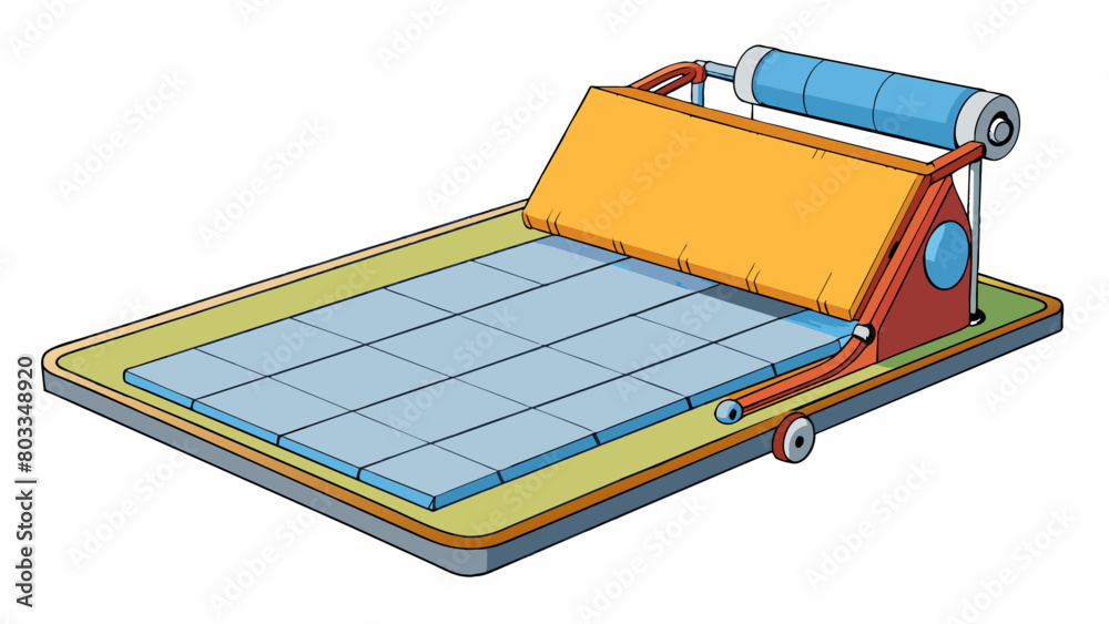Poster a portable foldable mat made of absorbent material. it can be easily transported to different locati