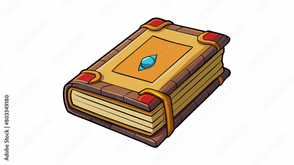 Leinwandbilder a rectangular book with a hard cover and pages made of thin rough paper. it contains mainly words ar