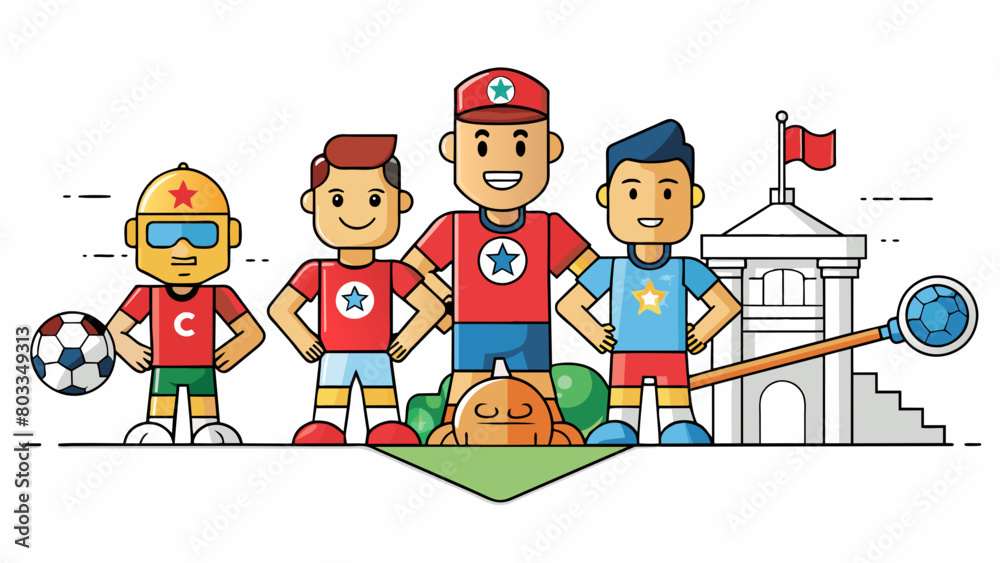 Poster a republic can be compared to a sports team where each player has their unique strengths and abiliti