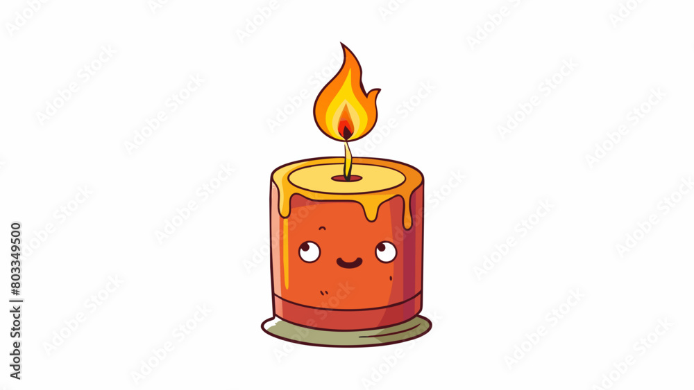 Poster a scented candle slowly burning down its fragrant scent filling the room and triggering a nostalgic 