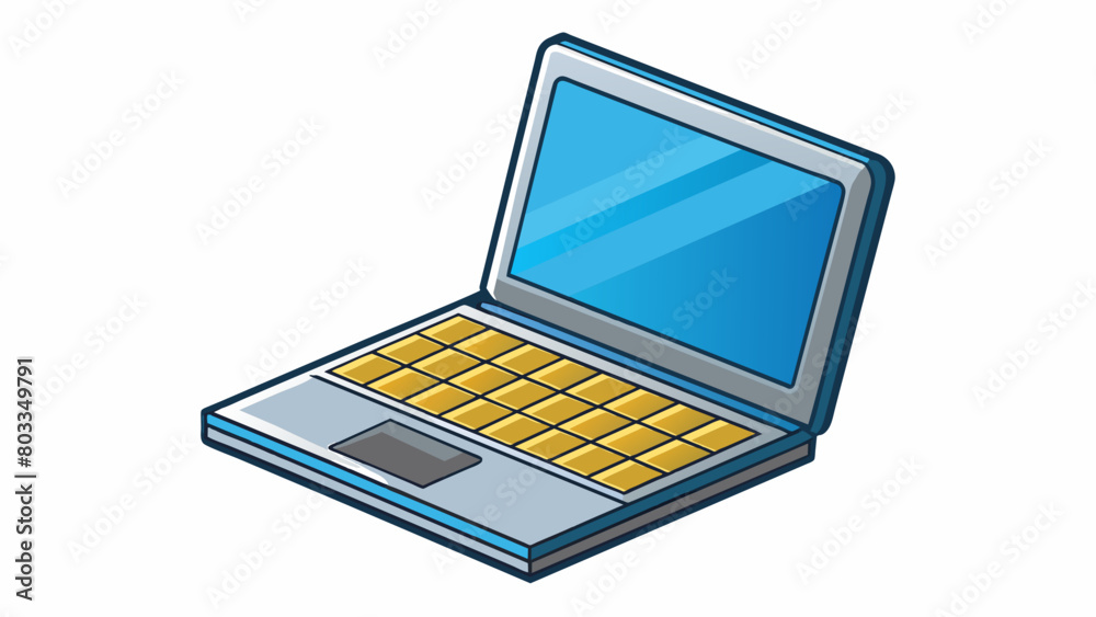 Aufkleber a sleek compact laptop with a long battery life and lightningfast processing speed great for student