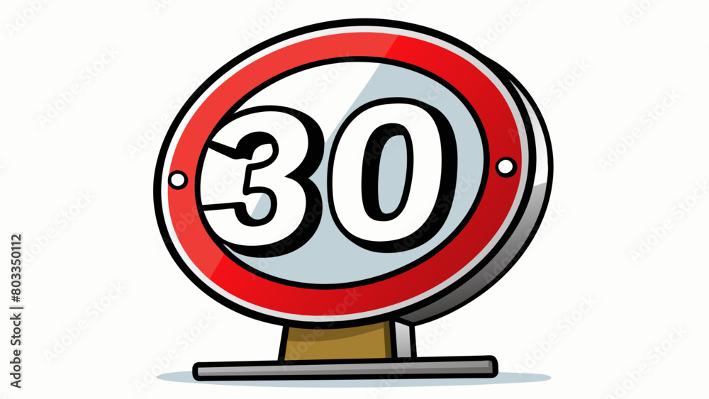 Poster a speed limit sign on a highway indicating the maximum speed at which vehicles can travel. the sign 