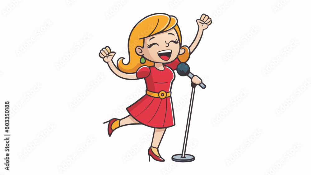Poster as the singer reached the of the song she belted out high notes with impressive control and grace. h