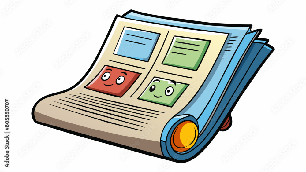 Poster A traditional form of media using a combination of words and visual elements to inform educate and entertain readers often utilized for its. Cartoon Vector