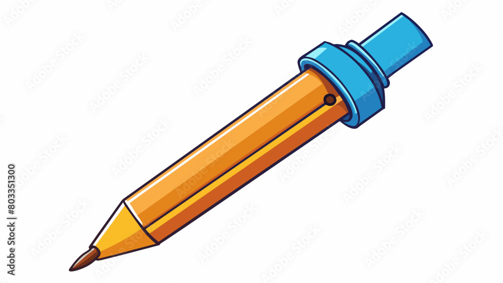 Aufkleber Definitions can describe the function of an object like a pen being a writing tool with a pointed tip that dispenses ink for marking on paper.. Cartoon Vector