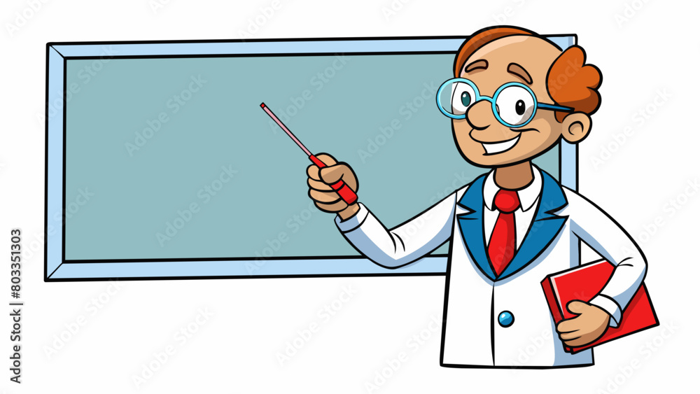 Aufkleber During a class discussion the professor paced back and forth at the front of the room occasionally pausing to scribble notes on the whiteboard. Their. Cartoon Vector