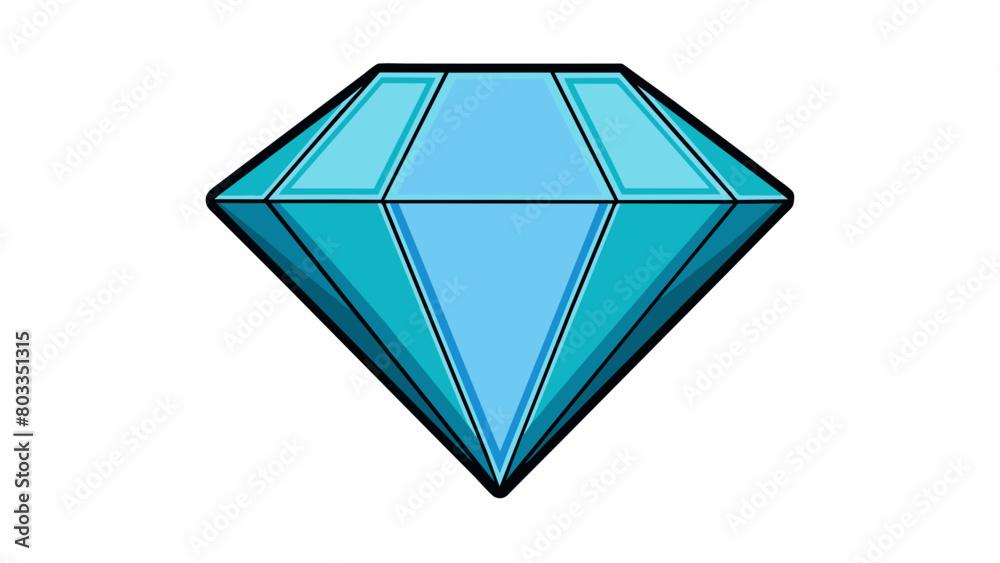 Poster  Fold the outer edges of the diamond towards the center line.. Cartoon Vector