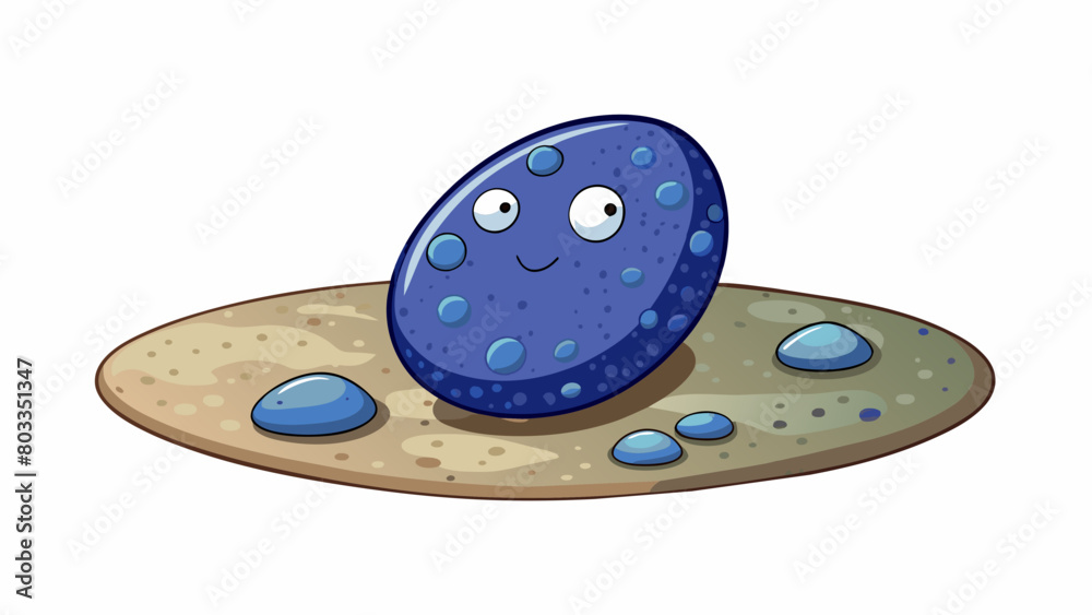 Poster finding the perfect pebble as i walked along the riverbed i noticed a smooth ovalshaped pebble shini