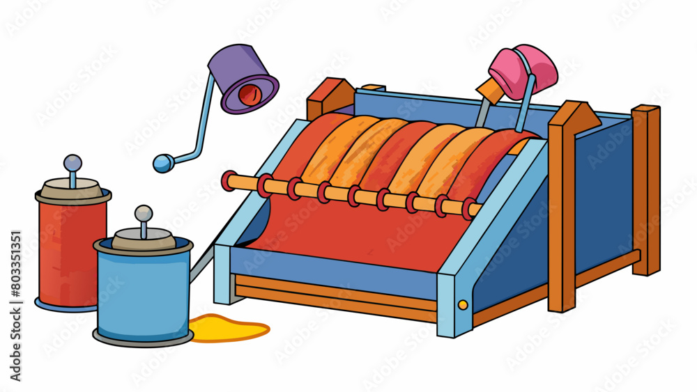 Poster finishing after being woven dyed and the fabric is put through a series of finishing processes to gi