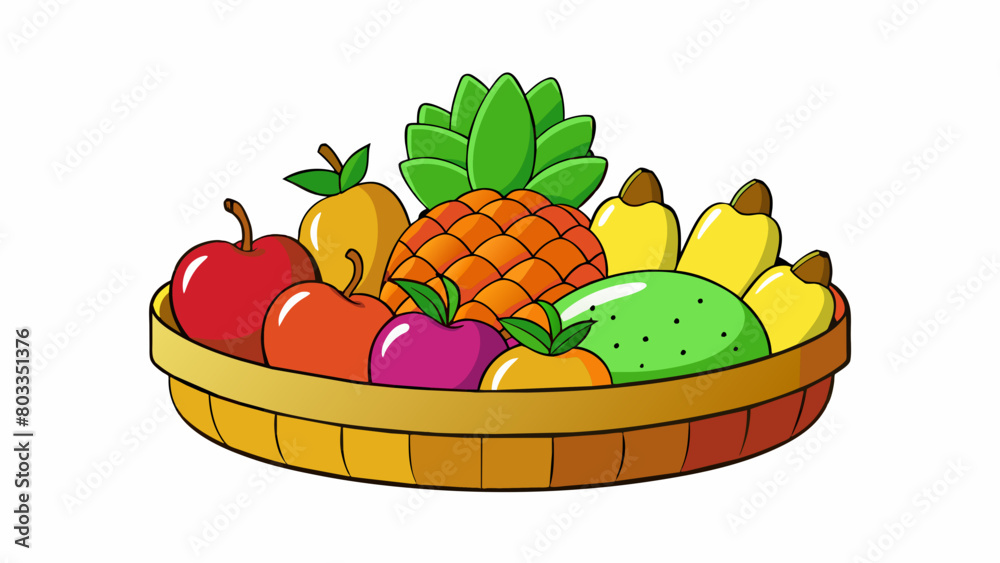 Aufkleber fruit this cate consists of edible objects that grow on trees or plants. they are usually round or o