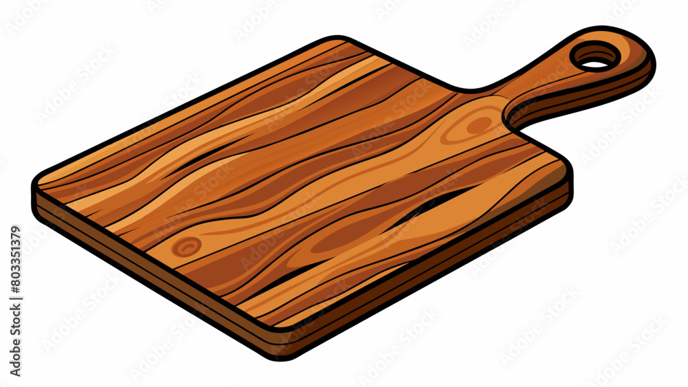 Poster grainy and aromatic the wooden ting board had a beautiful grain pattern with different shades of bro