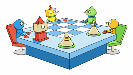 Game Theory This theory studies decision making and strategic behavior in situations where the outcome is dependent on the actions of multiple. Cartoon Vector