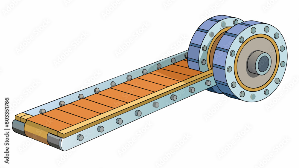 Poster made of steel this conveyor roller has a large flat wheel at its center with small metal balls embed