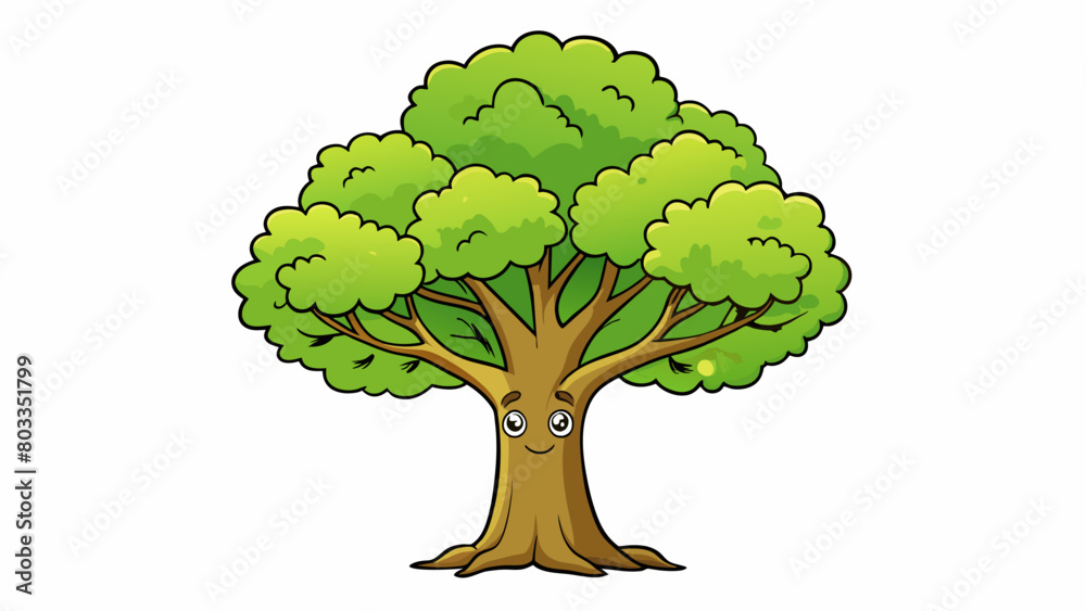 Poster like a mighty oak tree the leader provided shade and shelter for their team. they were strong and fi