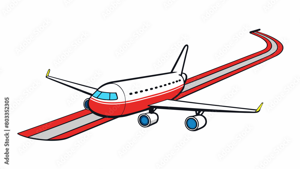 Poster the airplane descended towards the runway its wings flapping against the wind as it made its final a