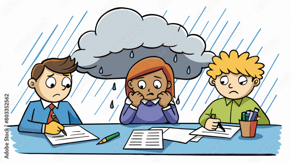 Poster the exam period was marked by heavy rain and gusts of wind that rattled the windows of the classroom