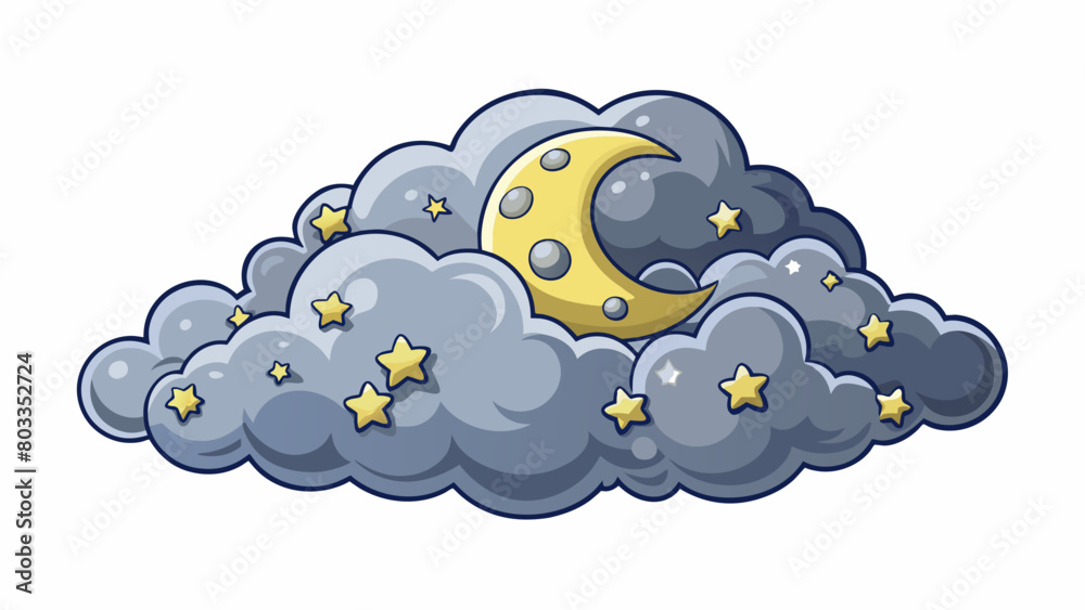 Poster the moonless night is thick with clouds masking the stars and creating an atmosphere of mystery and 